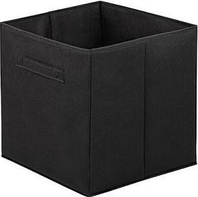 РЫЖИЙ КОТ Коробка складная для хранения, 31х31х31 см, цвет - черный (107519)