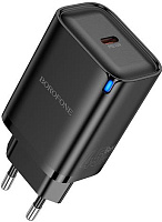 BOROFONE (6941991117510) BA86A 1Type-C 3.0A PD 45W быстрая зарядка , Black СЗУ