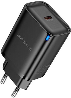BOROFONE (6941991117510) BA86A 1Type-C 3.0A PD 45W быстрая зарядка , Black СЗУ