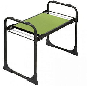 NIKA Скамейка садовая с мягким сиденьем СКМ (СКМ/Ч черный) Скамейка