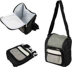 ECOS Термосумка PC2209, 4л, р-р: 19x12x22,5см, цвет: серый 104571 Термосумка