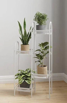 ЗМИ Подставка для цветов "Лира 24" (Белый) ПДЦЛИ24 Б Подставка для цветов