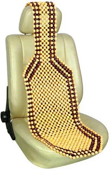 AUTOVIRAZH AV-010053 (шариковый массажер с подголовником) Накидка на сиденье