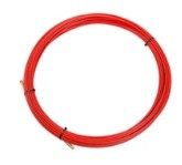 REXANT (47-1020) протяжка кабельная (мини УЗК в бухте), стеклопруток, d=3,5мм, 20м красная Протяжка