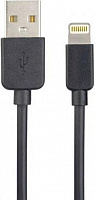 PERFEO (I4321) USB A вилка - Lightning вилка, 2A, черный, длина 2 м., TWO Кабель