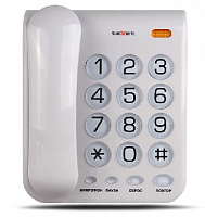 TEXET TX-262 светло-серый Телефон проводной