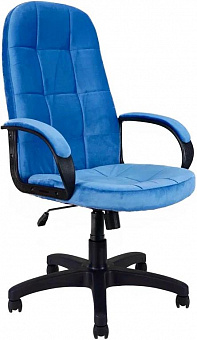 ЯРКРЕСЛА Кресло Кр45 ТГ ПЛАСТ HT46 (ткань голубая) КомпьютерноеОфисное кресло