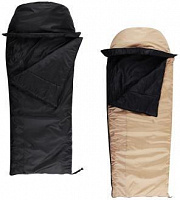 РЫЖИЙ Спальный мешок, оксфорд 210D, 220x90см, до -20С, 3 цвета (черный, синий, бежевый) (122-065) Спальный мешок