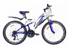 PIONEER COMFORT 26"/17" white-blue-black Велосипед