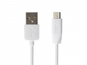 HOCO (6957531032038) X1 USB (m)-microUSB (m) 1.0м - белый Дата-кабель microUSB