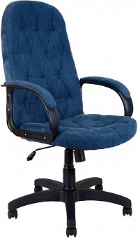 ЯРКРЕСЛА Кресло Кр61 ТГ ПЛАСТ SR76 (ткань синяя) КомпьютерноеОфисное кресло